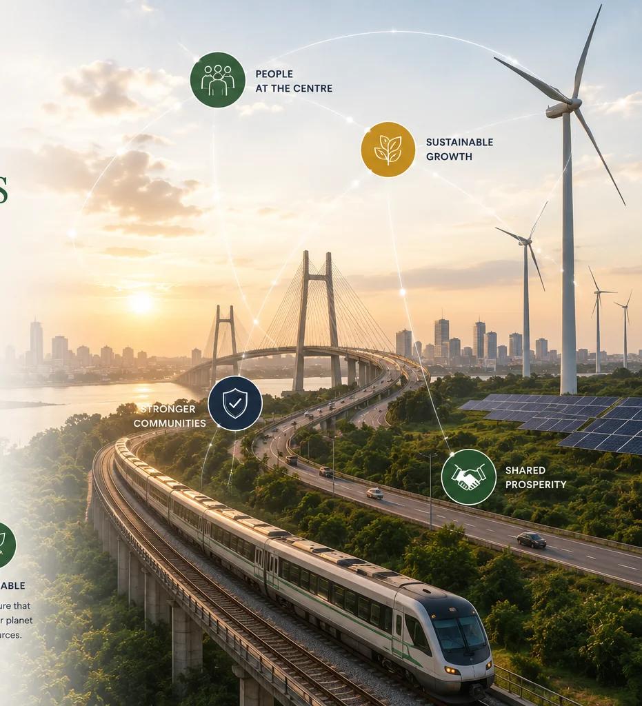 African rail, road, bridge and renewable energy infrastructure serving communities